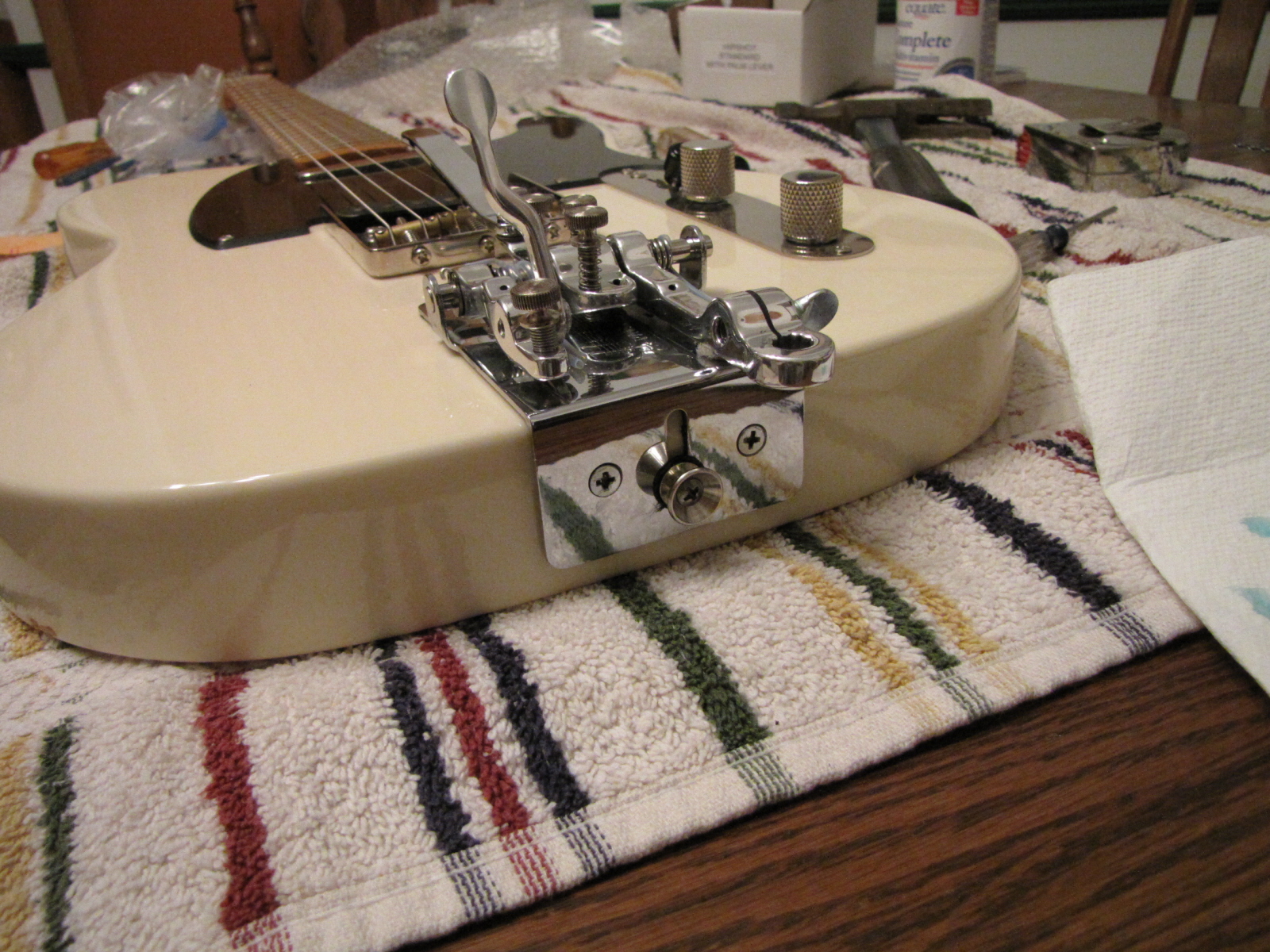 Hipshot B G Bender And D Toggle On A Fender Squier 50 S Custom Vibe Tele