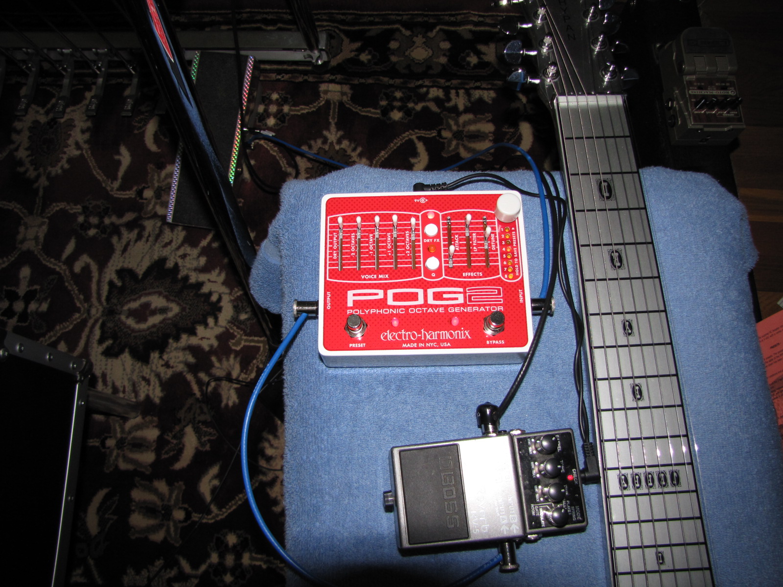 Electro Harmonix Pog2 With Pedal Steel Guitar