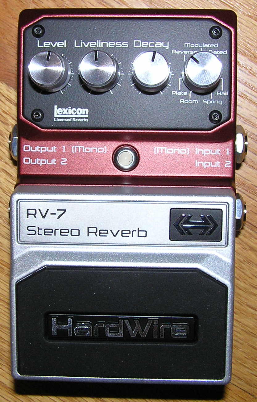 DigiTech RV-7 Stereo Reverb Pedal